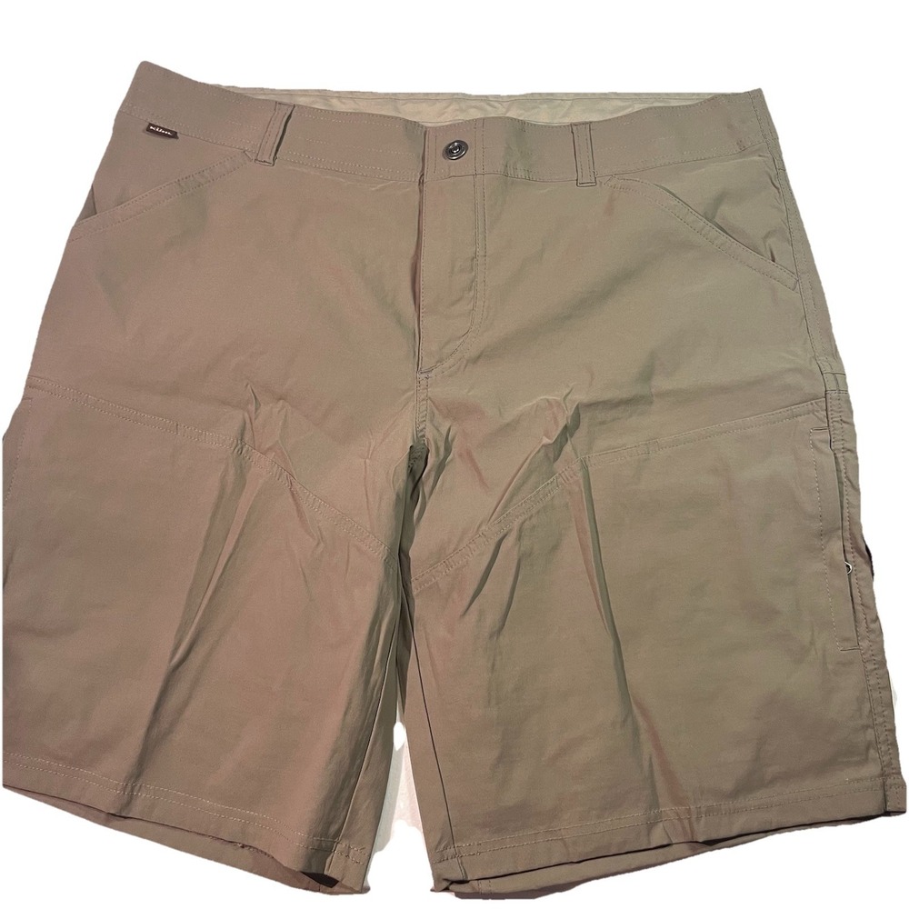 Kuhl Renegade Outdoor Camping Hiking Shorts Taupe Brown Mens Sz 40 Style #5121